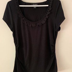 WHBM Black Top ~ It's all about the neck line!